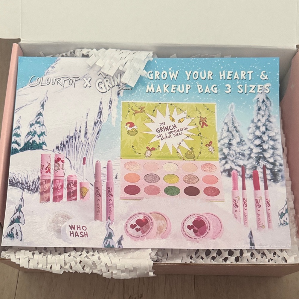 Colourpop Grinch Makeup Collection